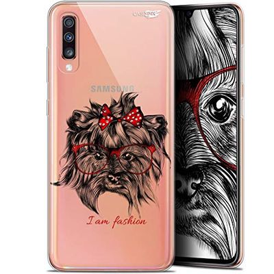 Caseink fodral för Samsung Galaxy A70 (6.7) Gel HD [ ny kollektion - mjuk - stötskyddad - tryckt i Frankrike] Fashion Dog