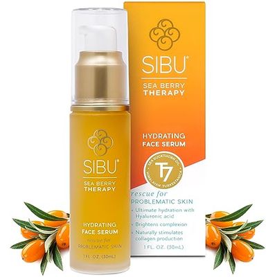 Sibu Sérum Hydratant pour Visage Unisexe Tout Naturel/Végétalien Formule Anti-Âge Protège contre Stress Environnemental 1 oz