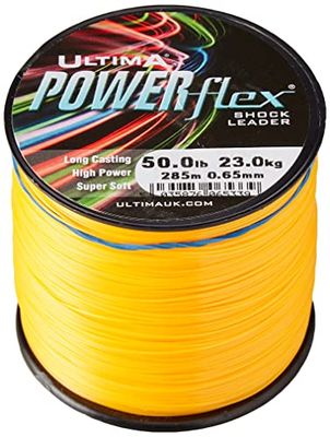 Ultima Powerflex High Power Surf Casting Shockleader - Fire Orange, 0.65 mm - 40 lb