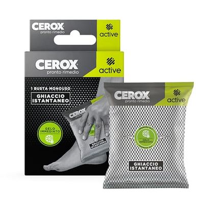 CEROX Active, Ghiaccio Istantaneo, Pronto Rimedio Per Distorsioni, Traumi ed Ematomi, Immediato Effetto Refrigerante, Allevia il dolore della zona interessata, 1 busta monouso