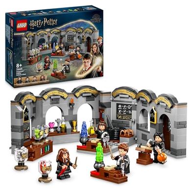 LEGO Harry Potter Castillo de Hogwarts: Clase de Pociones Juego, Colegio de Juguete Coleccionable, Regalo para Niñas y Niñas de 8 Años o Más, 4 Minifiguras Inc. Hermione Granger y Severus Snape 76431