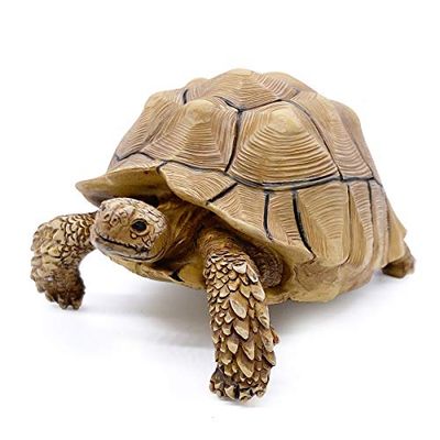 PPCLION Sulcata sköldpadda statyett samling presentdekorationer