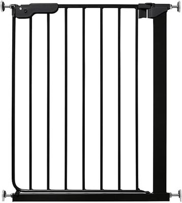 Bettacare Super Narrow Pet Gate, Black, 60.5cm - 66.5cm, Extra Narrow Dog Gate, Safety Barrier for Puppies and Pets