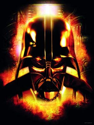 Komar Wandbild Von Star Wars Classic Vader Head | Kinderzimmer, Jugendzimmer, Dekoration, Kunstdruck | ohne Rahmen | WB169-30x40 Cuadro para Pared, Cloruro de polivinilo, carbón, 40L x 30B cm