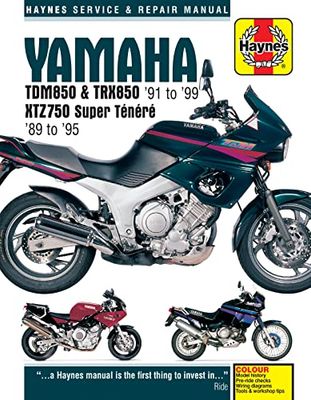 Yamaha TDM850, TRX850 and XTZ750 Service and Repair Manual: 89-99