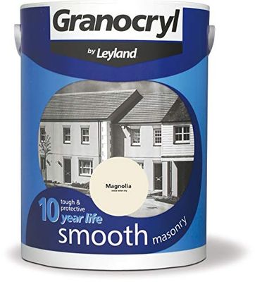 Leyland Granocryl Smooth Masonry, Magnolia, 5L