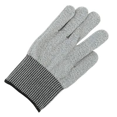 Fackelmann 685216 Gant Anti-coupures, Gant de Protection pour Cuisine, Gant Anti-coupures pour Mandoline, Gris, HPPE, 21,5 x 13,5 cm