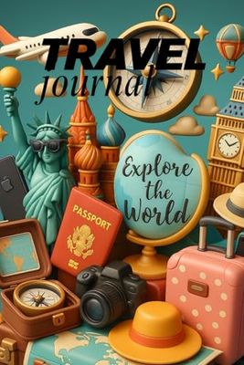 My Travel Dairy: Travel Journal to Record Trips, Stories & Experiences, Memory, and Adventure