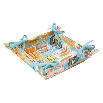 Sardines Bread Basket - Blue