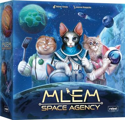 Asmodee Rebel MLEM Space Agency - Giochi da tavolo - Giochi di strategia - Gioco per adulti e bambini a partire dagli 8 anni - 2-5 giocatori - Versione Francese