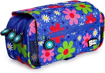 Grafoplás 37546008 Trousse Scolaire Trois Compartiments avec solapa, Bits & Bobs, Garden, 23 x 10 x 10 cm, Imprimé, 23x10x10cm, Trousse Scolaire Trois Compartiments avec Rabat