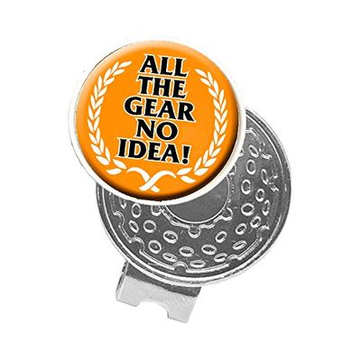 Asbri Golf Unisex Adult All The Gear No Idea Cap Clip - Silver, N/A