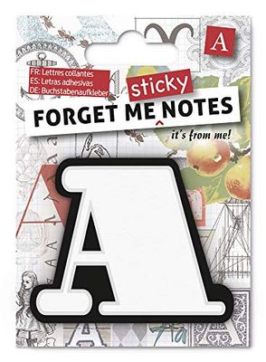 IF Forget Me Sticky Notes - Letter A