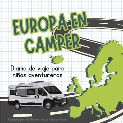 Europa en Camper: Diario de viaje para niños aventureros