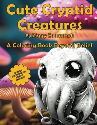 Cute Cryptid Creatures: A Coloring Book Beyond Belief