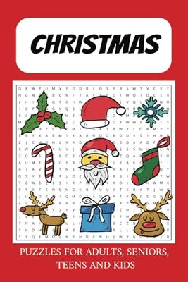 Christmas Word Search Puzzle Book: Word Searches with Easy to Read Print about Christmas, Christmas Celebrations, Santa Clause and More | 6x9 inches, ... … Gift for Vacations, Holidays and Free Times