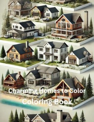 Charming Homes to Color: Charming Homes Coloring Book