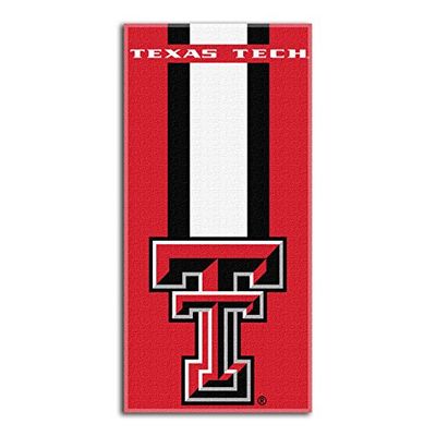 THE NORTHWEST COMPANY Telo mare con licenza ufficiale NCAA Zone Read, diversi colori, 76,2 x 60, Scarlatto, 30-inches x 60-inches