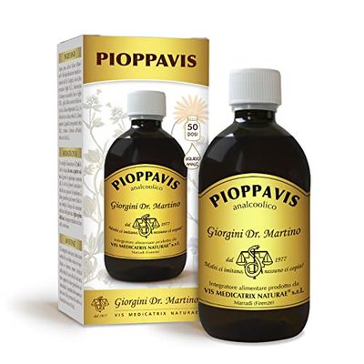 Dr Giorgini Integratore Alimentare, PIOPPAVIS Liquido Analcoolico - 500 ml