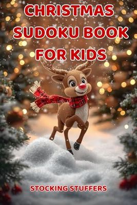 Stocking Stuffers: Christmas Sudoku Book for Kids 8-12 Ages, 200 Puzzles