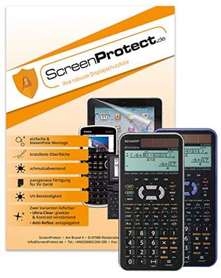 ScreenProtect Folia ochronna na wyświetlacz UltraClear do Sharp EL-W506 X z raklą i ściereczką z mikrofibry