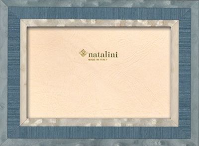 Natalini, RIVA AZZURRO 13X18, Cadre photo, Bois, Bleu ciel, Mesures exterieures 18 X 23 X 1,5