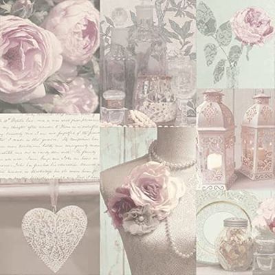 Arthouse, Charlotte Papel de parede, cor rosa