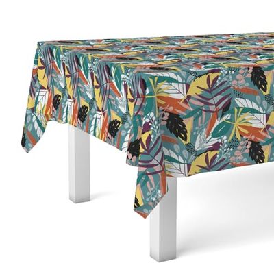Martina Home Navia Nappe en Toile Cirée Bleu 240 x 140 cm