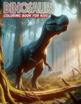 Coloring Dinosaurs: Coloring book different dinosaurs