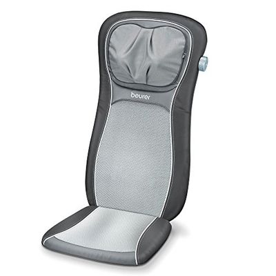 Beurer MG 260 2 in 1, Coprisedile per Massaggio Shiatsu a Schiena e Cervicale con Funzione di Riscaldamento Attivabile
