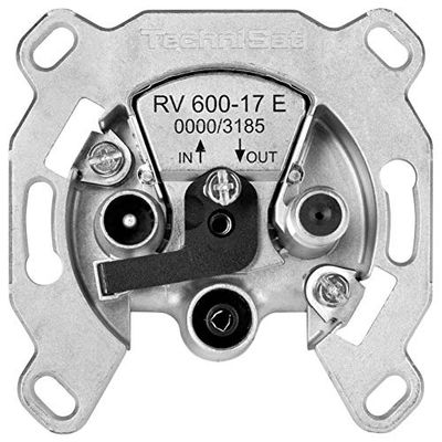 TechniSat TECHNIPRO RV 600-17E doorgangsdoos met overbelastingsbeveiliging, zilver