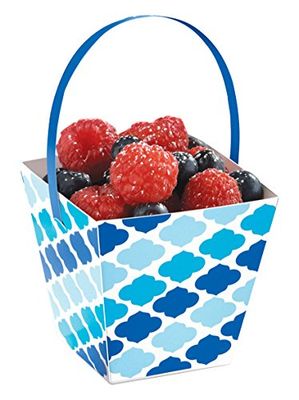 Amscan 149001 Blue Paper Treat tazze con manico