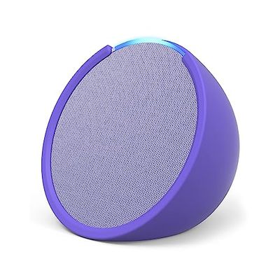 Echo Pop | Altoparlante Bluetooth intelligente con Alexa, compatto e dal suono potente | Lavanda + custodia per Echo Pop Made For Amazon (modello 2023), Viola