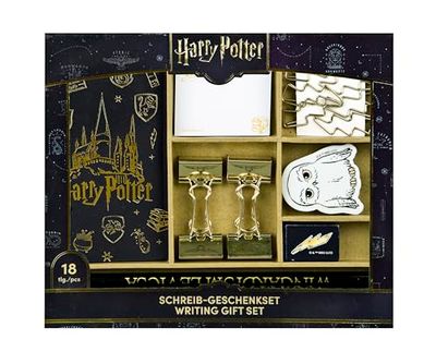 Undercover - Harry Potter Fashion schrijfset – 18-delig met mini-notitieboek, potloden, gum, puntenslijper, zelfklevende notities, paperclips