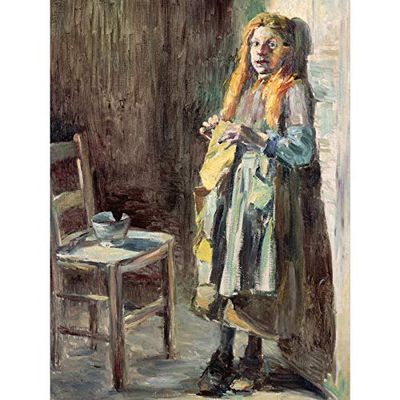 Kuroda Seiki Girl Of Brehat Large Art Print Poster Wall Decor Premium Mural