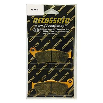 accossato agpa29ev1-p24331 Pastillas freno, Color Negro, Talla única