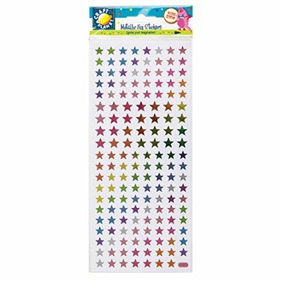 Craft Planet Autocollants Fun Autocollants Métalliques Star Burst