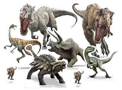 Star Cutouts Ltd TT009 Jurassic World Trex Dinosaur Collectors Edition Table Top Party Pack, Solid, Multicolour, Regular