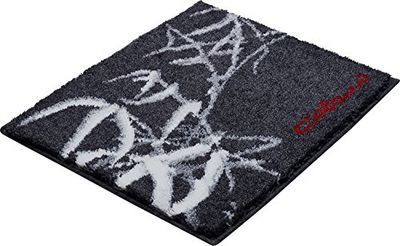Grund Designer Bath Mat COLANI, Ultra Soft and Absorbent, Anti Slip, 5 Years Warranty, Colani 23, Small Mat 50x60 cm, Anthracite