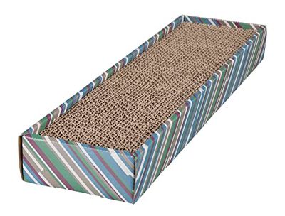 Trixie 4327 Kratzpappe Scratchy, 48 × 5 × 13 cm, bunt
