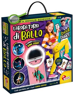Lisciani Giochi - I'm a Genius Danswerk, Social Dance, draagbare ringlicht, selfie stick silhouet, meerkleurig, 97357