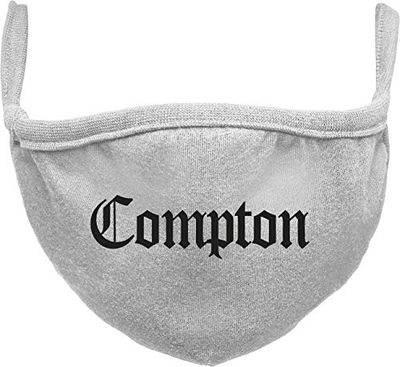 Urban Classics Unisex vuxen Compton ansiktsmask vardagsmasker, gråmelerad, en storlek, Grå ljung, One size