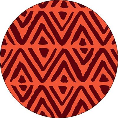 Bonateks, Ronde digitaal bedrukte muismat, antislip onderkant, voor kantoor en thuis, diameter: 22 cm