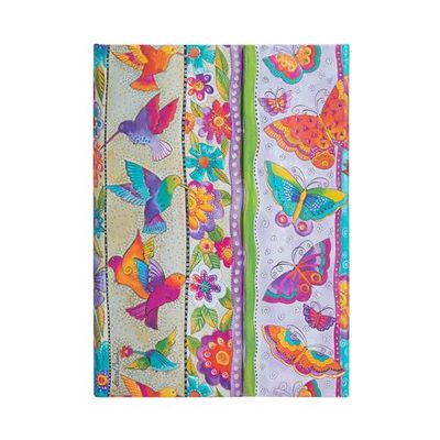 Paperblanks Hardcover Journal Hummingbirds & Flutterbyes | Unlined | Midi (130 × 180 mm)