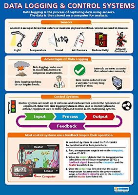 Sistemi di registrazione e controllo dei dati | Poster ICT | Carta lucida misura 850 mm x 594 mm (A1) | Grafici informatici per l'aula | Grafici didattici by Daydream Education