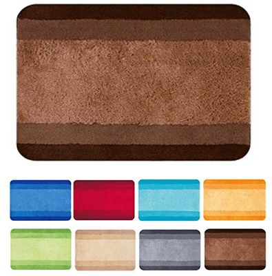 Spirella Tapis de Bain Polyester Balance 60x90cm Marron