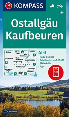 Ostallgäu / Kaufbeuren + Activ Guide (188): markierte Wanderwege, Fahrradwege, Skitouren, Langlaufen