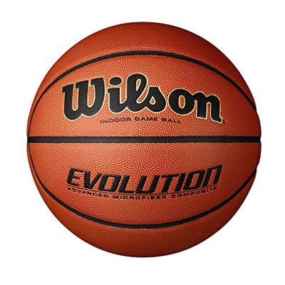 Wilson Evolution BSKT SZ6 EMEA, Basketball Unisex-Adult, Arancione, 6