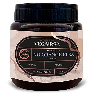 VEGAIROA. Non Orange Plex mask neutralizes orange deep moisture for dark blonde or chestnut without parabens, content 275 g