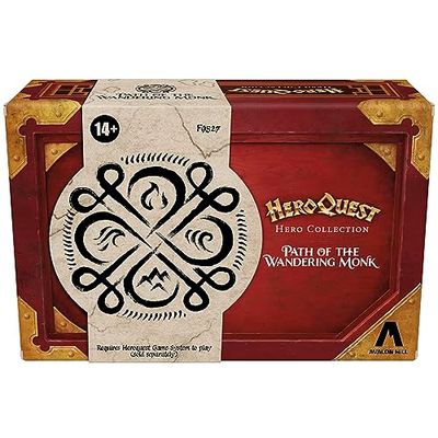 Hasbro Gaming HeroQuest Hero Collection Path of The Wandering Monk Figures | Includes 2 Detailed Miniatures | Requires HeroQuest Game System to Play (Sold Separately) | Ages 14 and Up